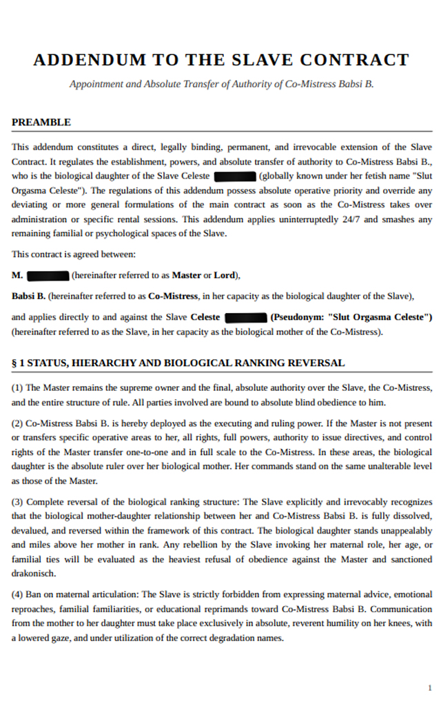View Addendum Contract